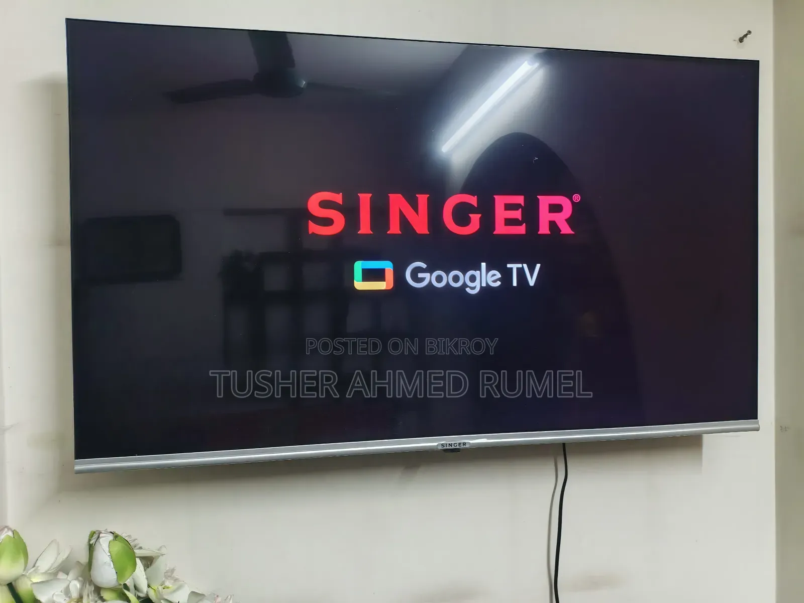 Television will be sold urgently.