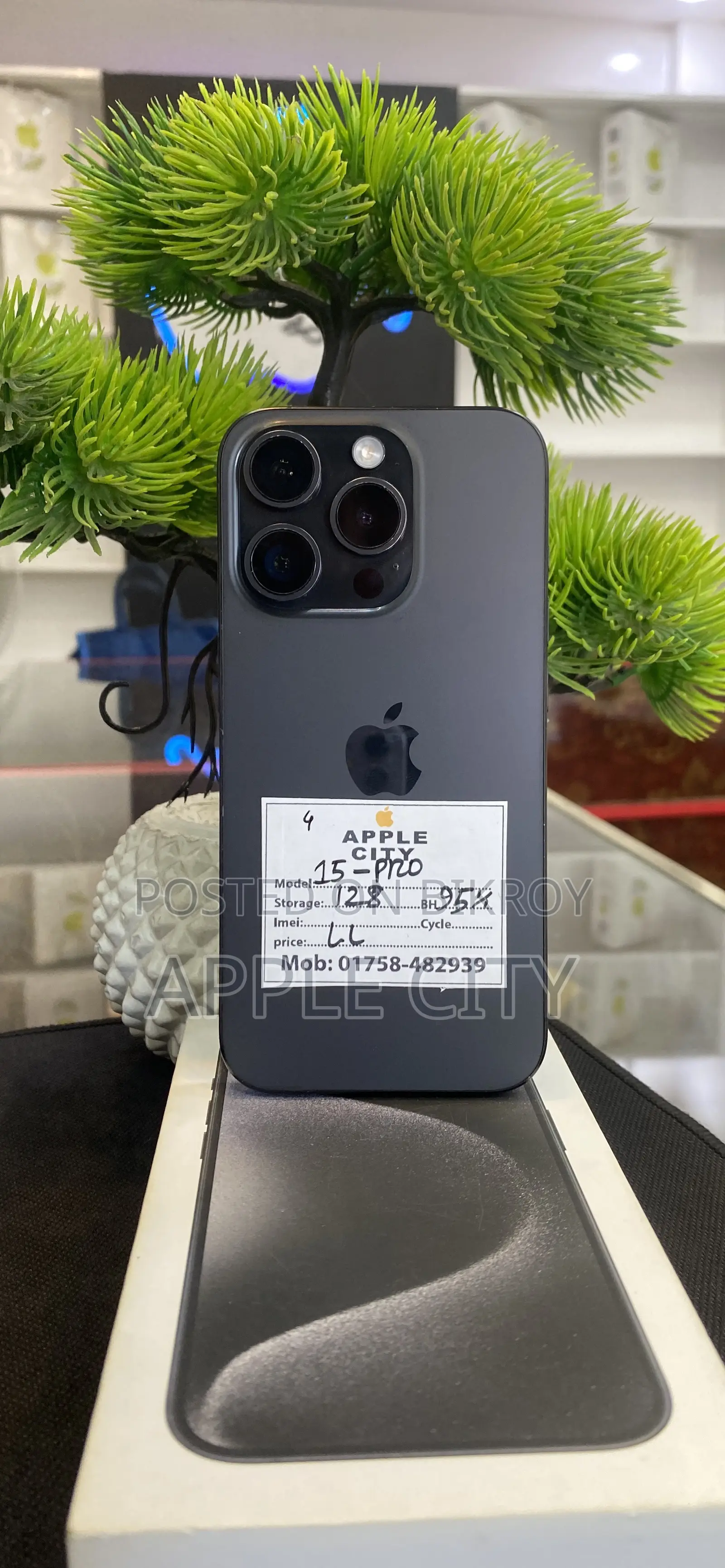 Apple iPhone 15 Pro 128 GB Black