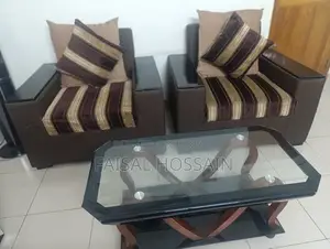 3 Pieces Sofa With Center Table