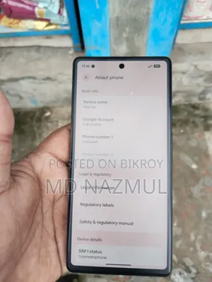 গুগল পিক্সেল ৬এ ১২৮ জিবি ব্ল্যাক