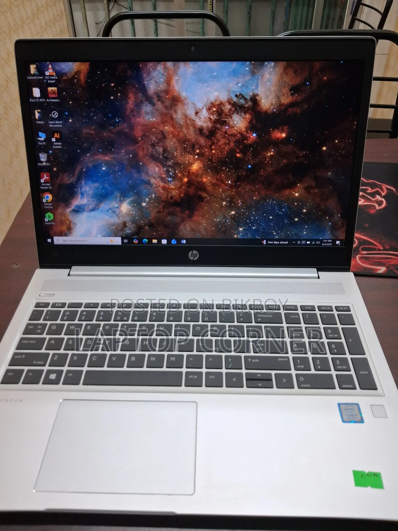 Laptop HP ProBook 450 G6 8GB Intel Core I7 SSD 256GB