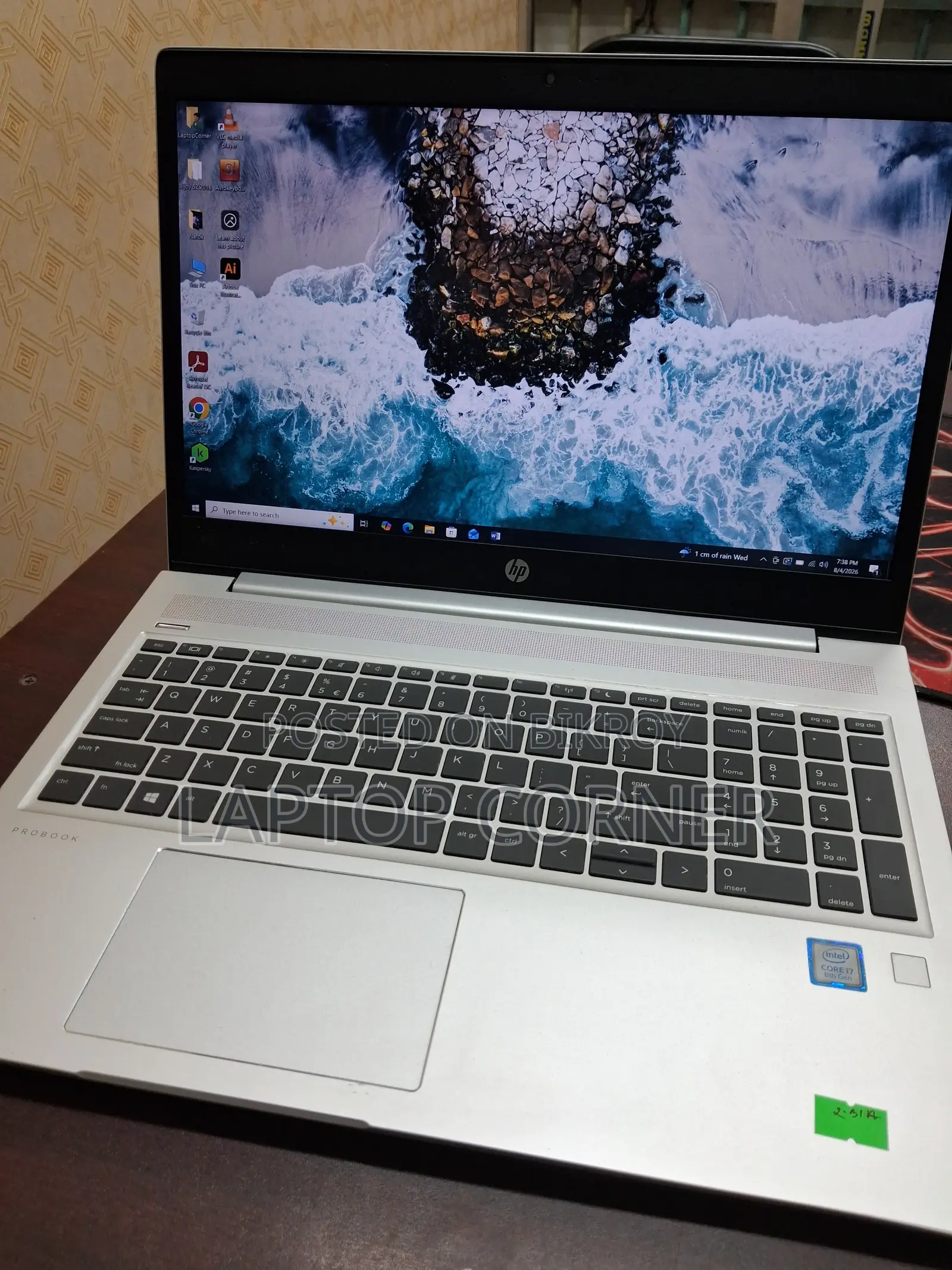 Laptop HP ProBook 450 G6 8GB Intel Core I7 SSD 256GB