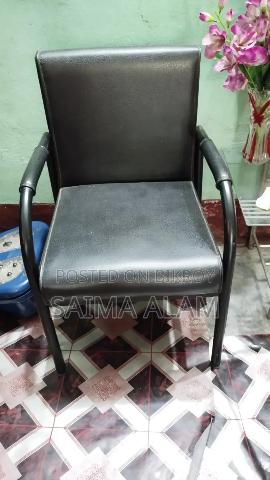 Three frame chairs will be sold. Used for two years