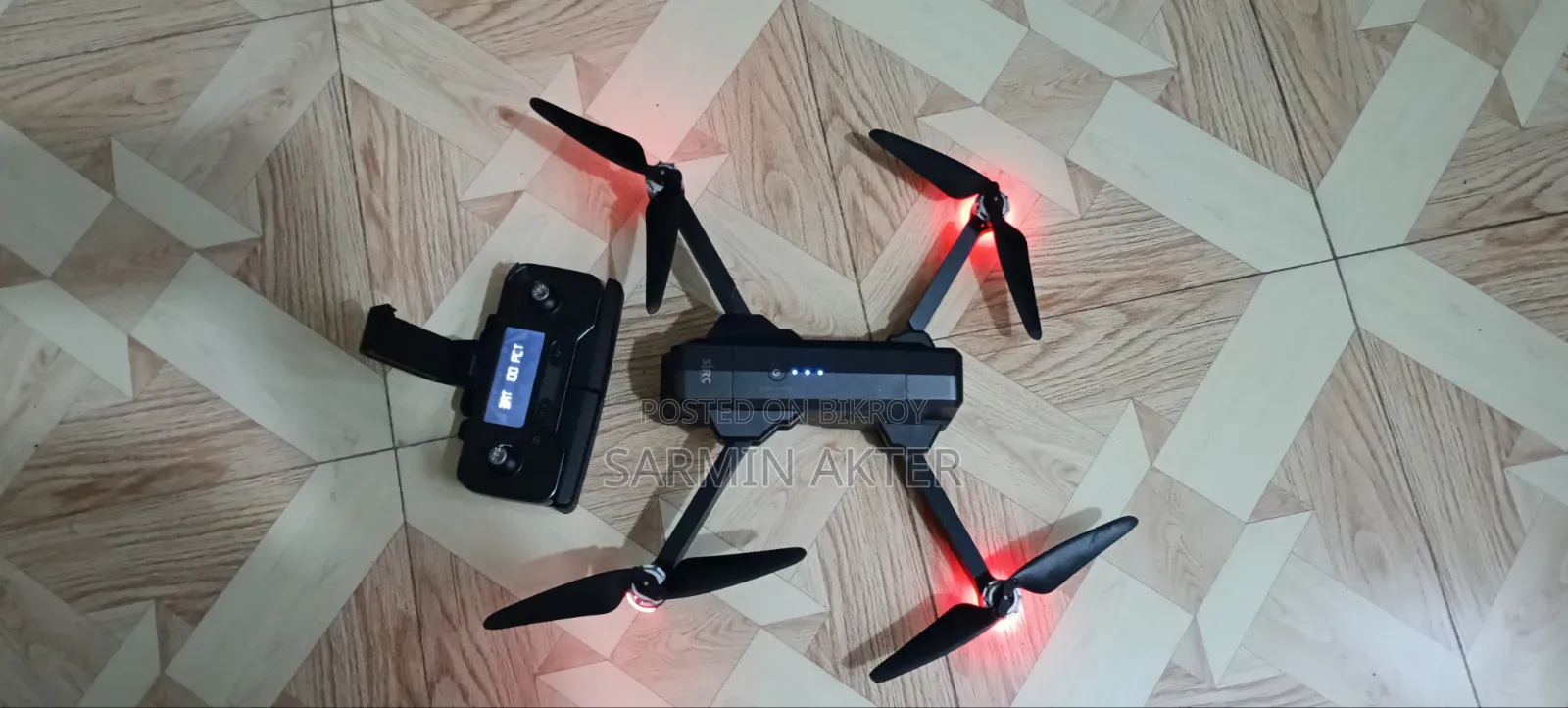 2 Handy Cameras, 1 Drone.