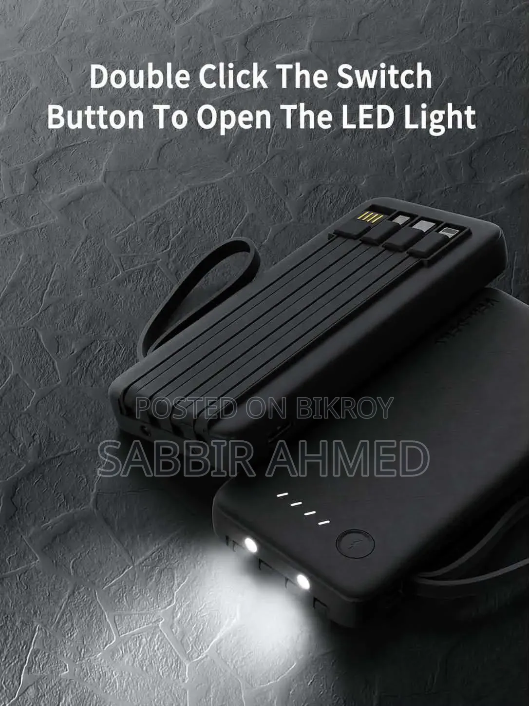 VEN-DENS 10000mAh Portable Power Bank
