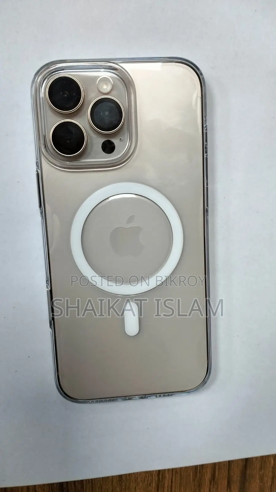 অ্যাপল আইফোন ১৬ প্রো ম্যাক্স ২৫৬ জিবি গোল্ড