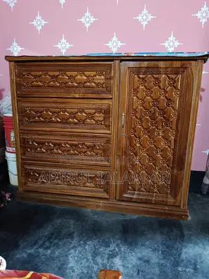 Chittagong Teak Wood Exclusive Wardrobe and Dressing Table Set.