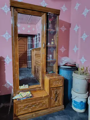 Chittagong Teak Wood Exclusive Wardrobe and Dressing Table Set.