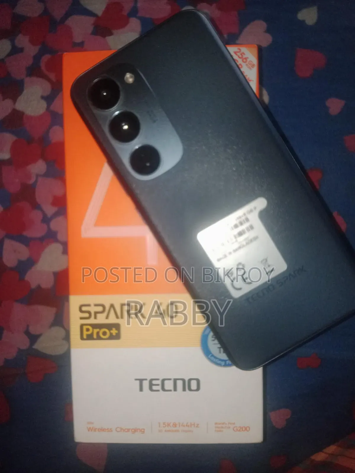 টেকনো স্পার্ক ৪০ প্রো+ ২৫৬ জিবি ব্ল্যাক