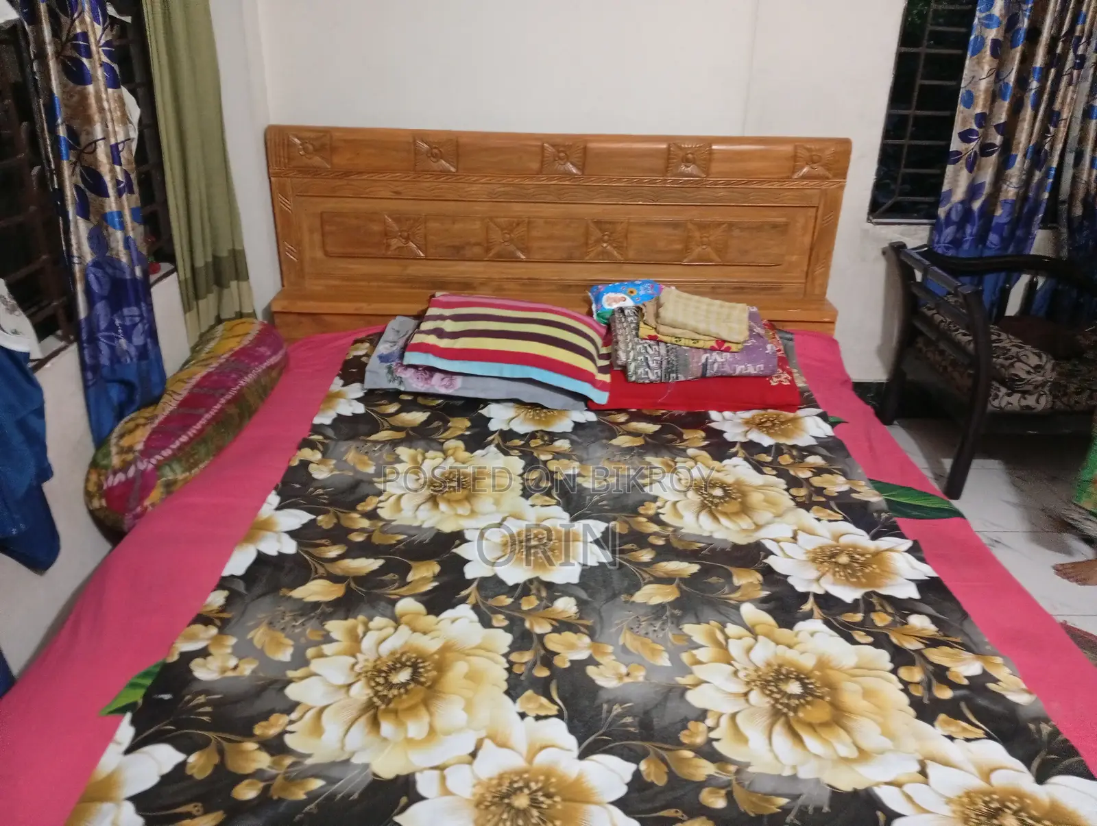 সেগুন কাঠের খাট