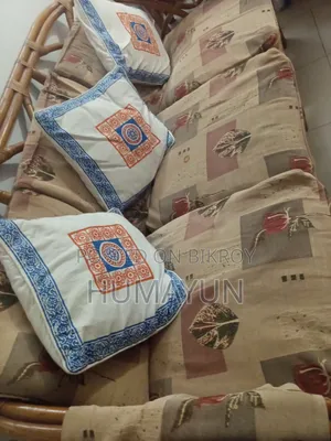 কেন সোফা সেট ৩ সিটের সিঙ্গেল সিট ২ পিস