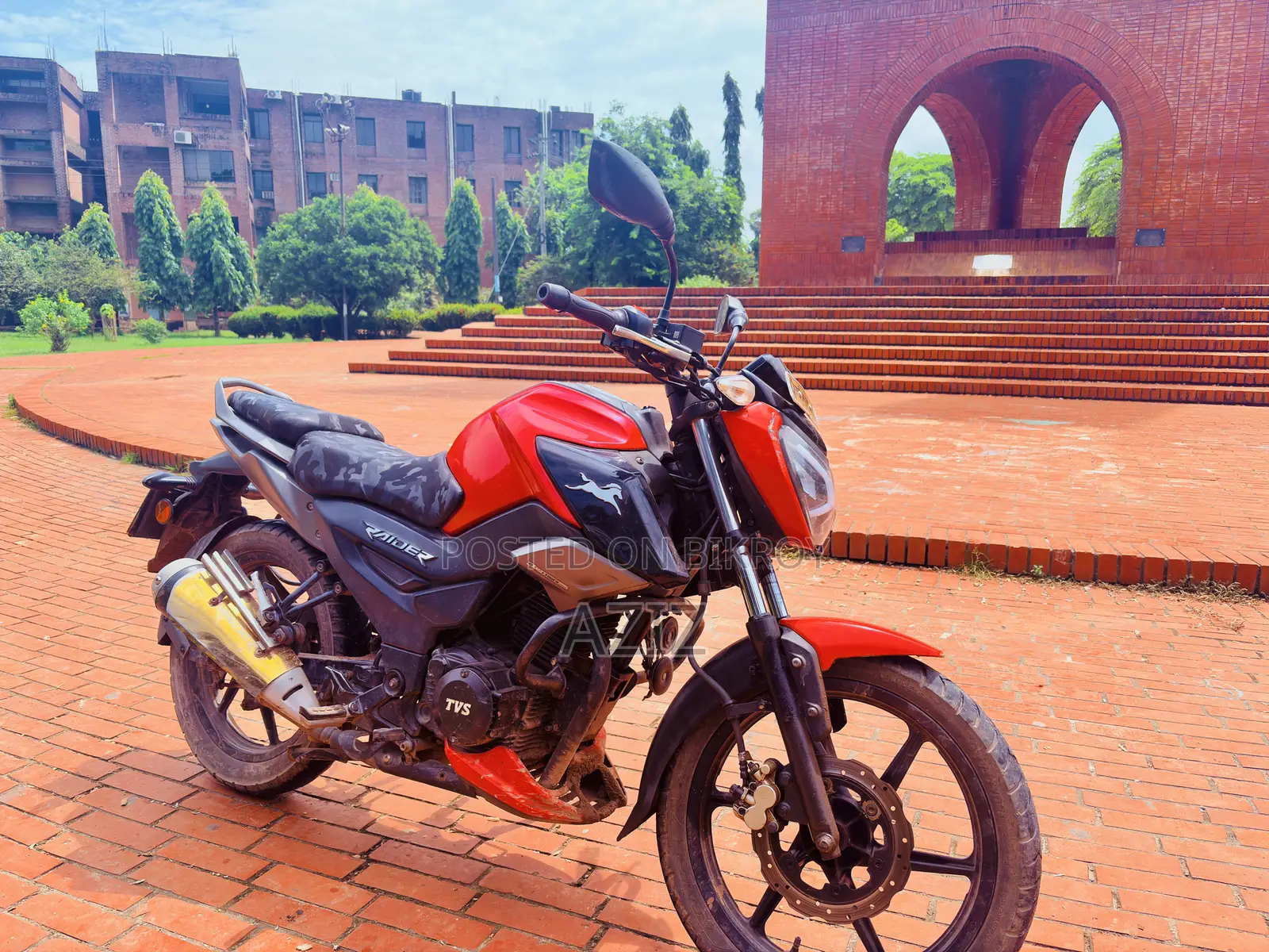 নতুন টিভিএস রাইডার ১২৫ ২০২২ লাল