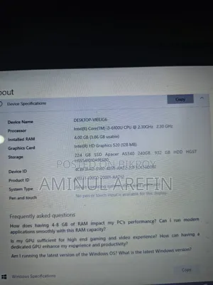 Laptop HP Stream Notebook 4GB Intel Core I3 SSD 250GB