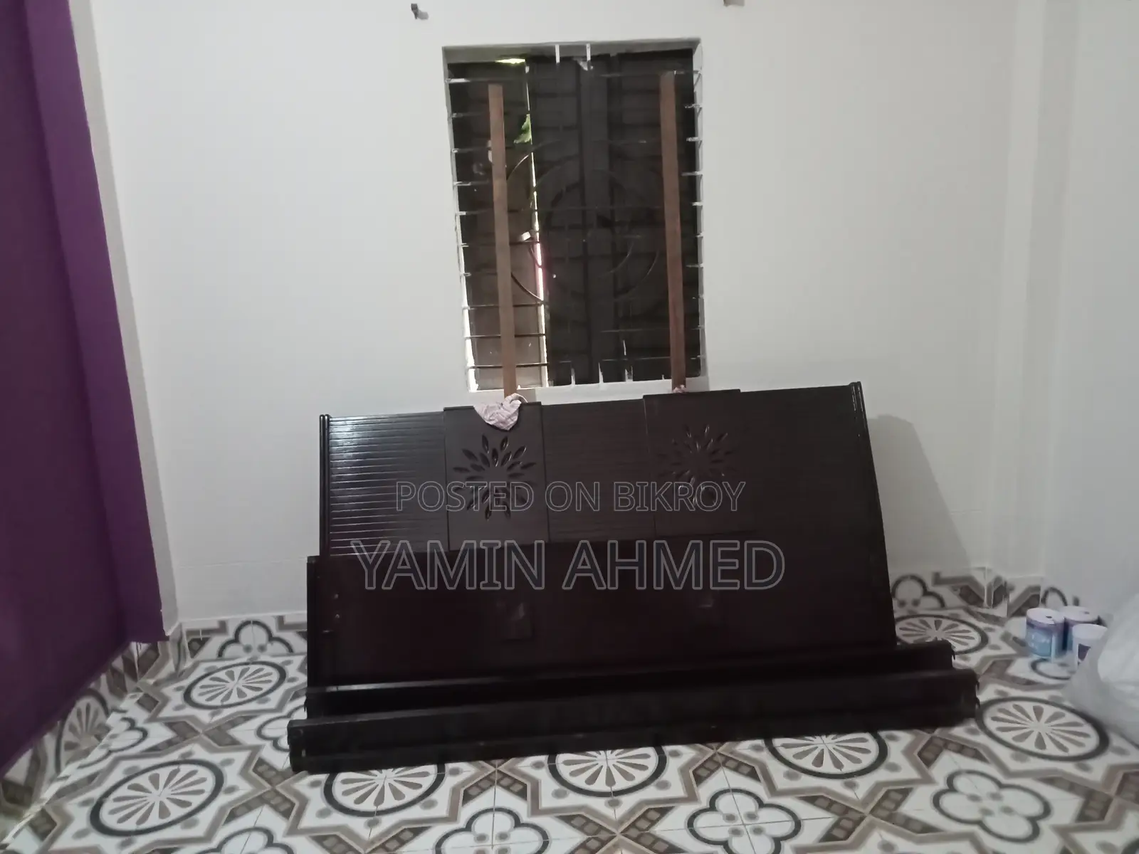 কানাডিয়ান ওক উড বেড ৬×৭ ফিট সুপার কিং সাইজ
