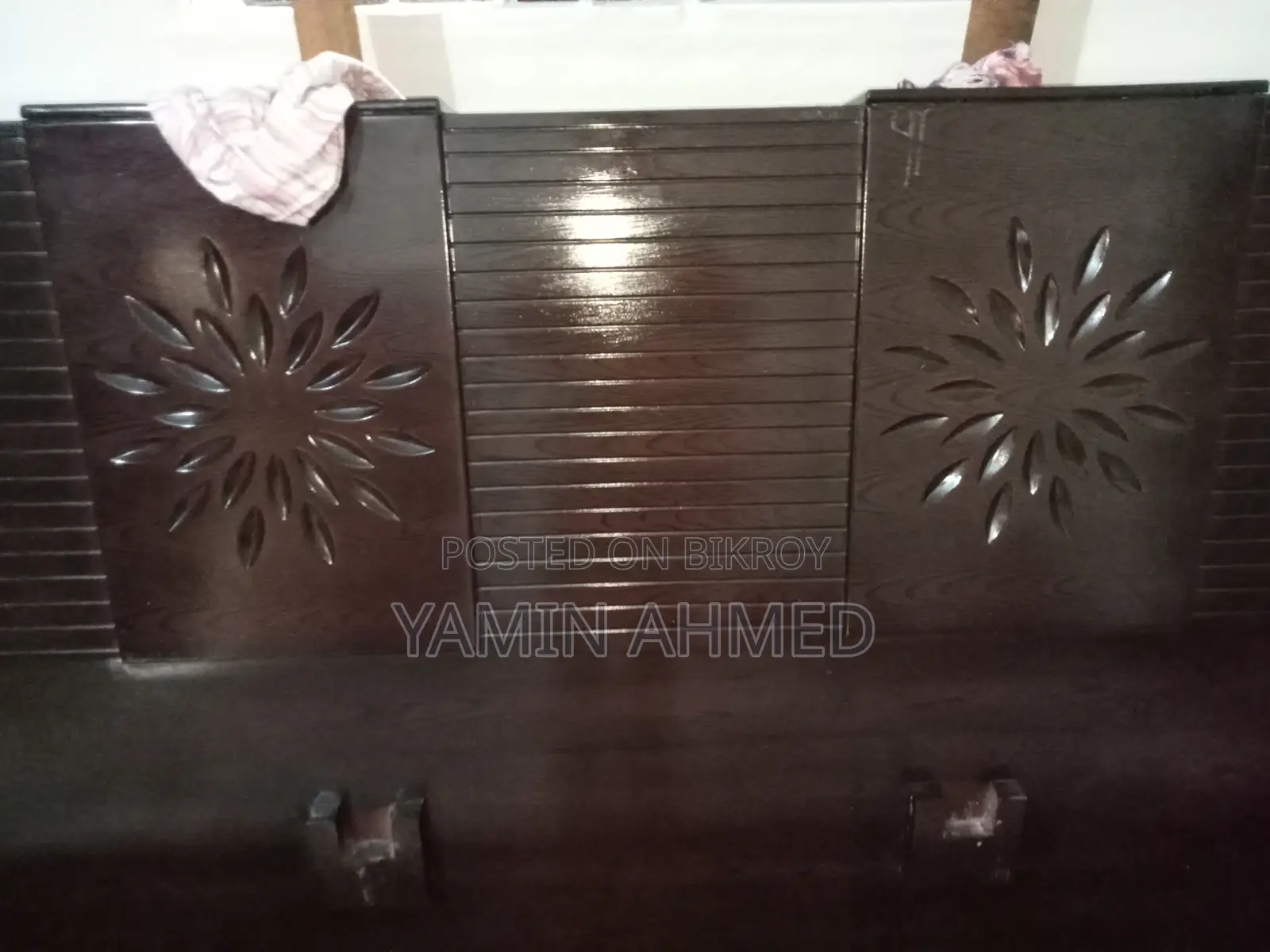 কানাডিয়ান ওক উড বেড ৬×৭ ফিট সুপার কিং সাইজ