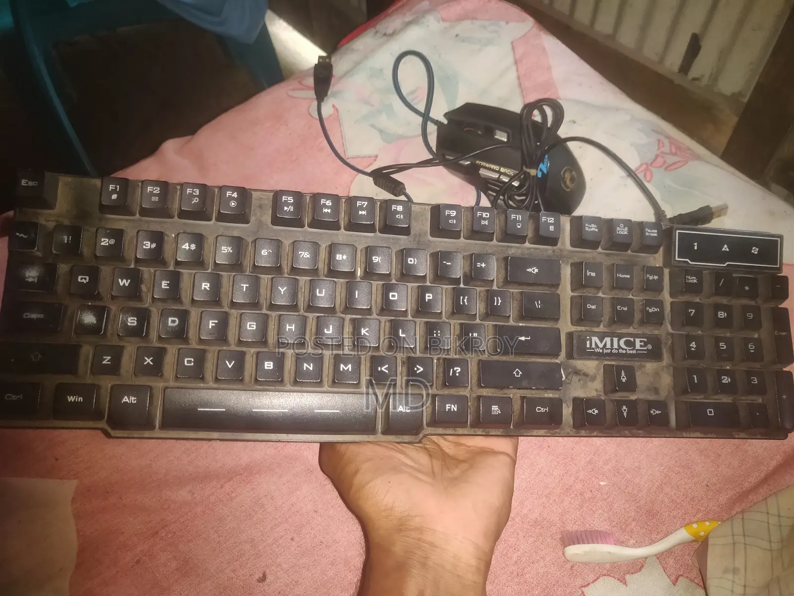 iMICE AN-300 Gaming Keyboard + Mouse Combo - Backlit RGB