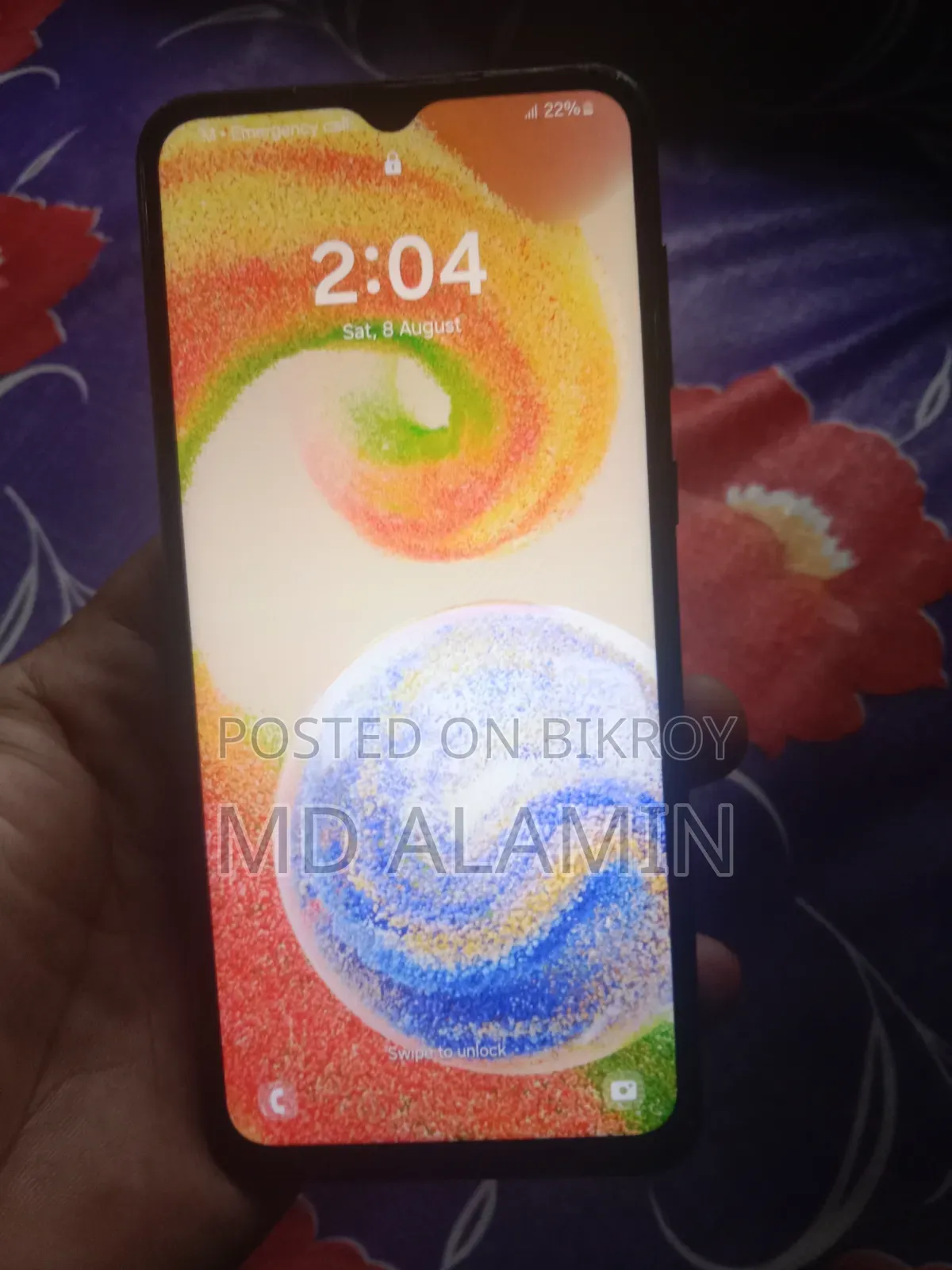 স্যামসাং গ্যালাক্সি এ০৪ ৩২ জিবি ব্ল্যাক