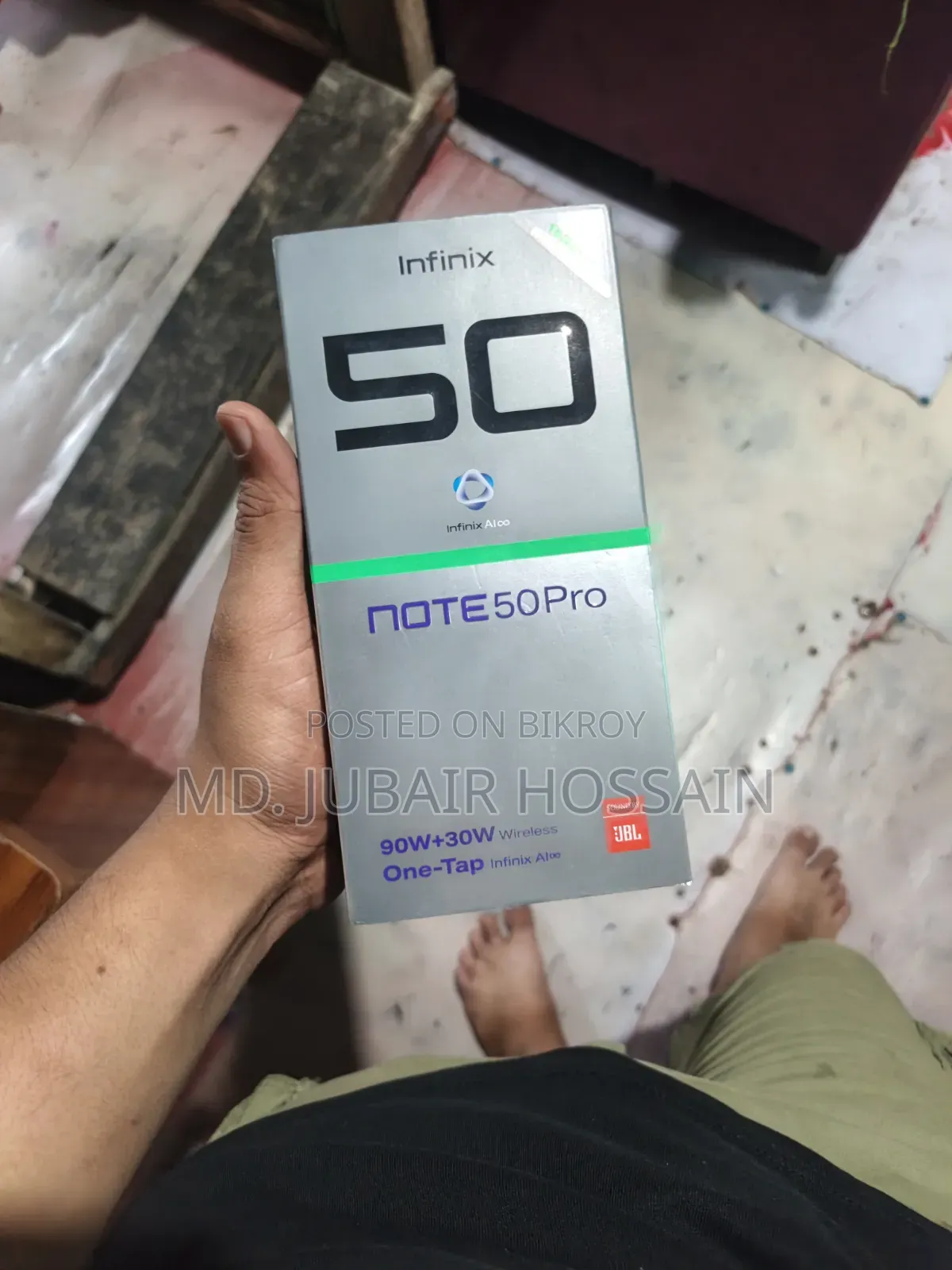 ইনফিনিক্স নোট ৫০ প্রো ২৫৬ জিবি ব্ল্যাক