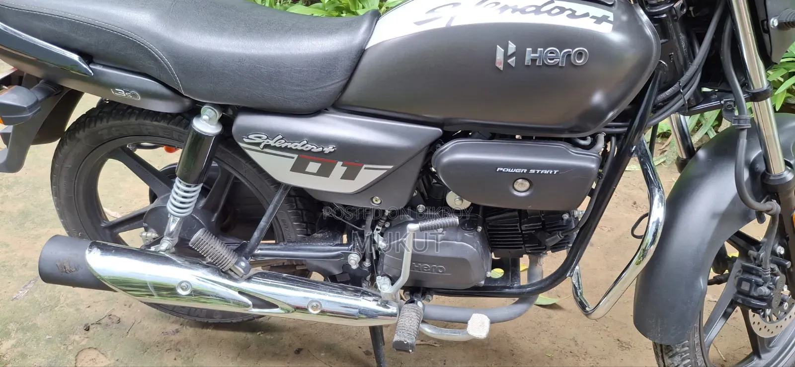 Hero Splendor Plus Sports 2025 Gray
