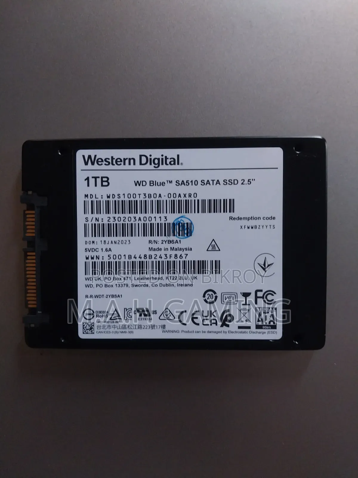 Wd SSD Blue