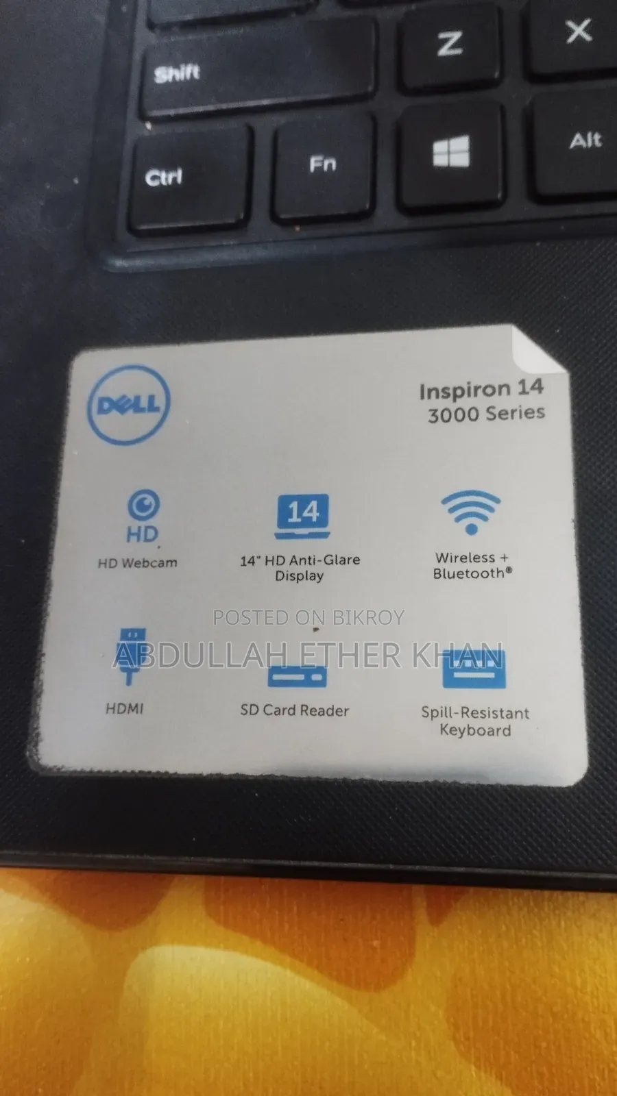 Laptop Dell Inspiron 14 8GB Intel Core i5 SSD 512GB