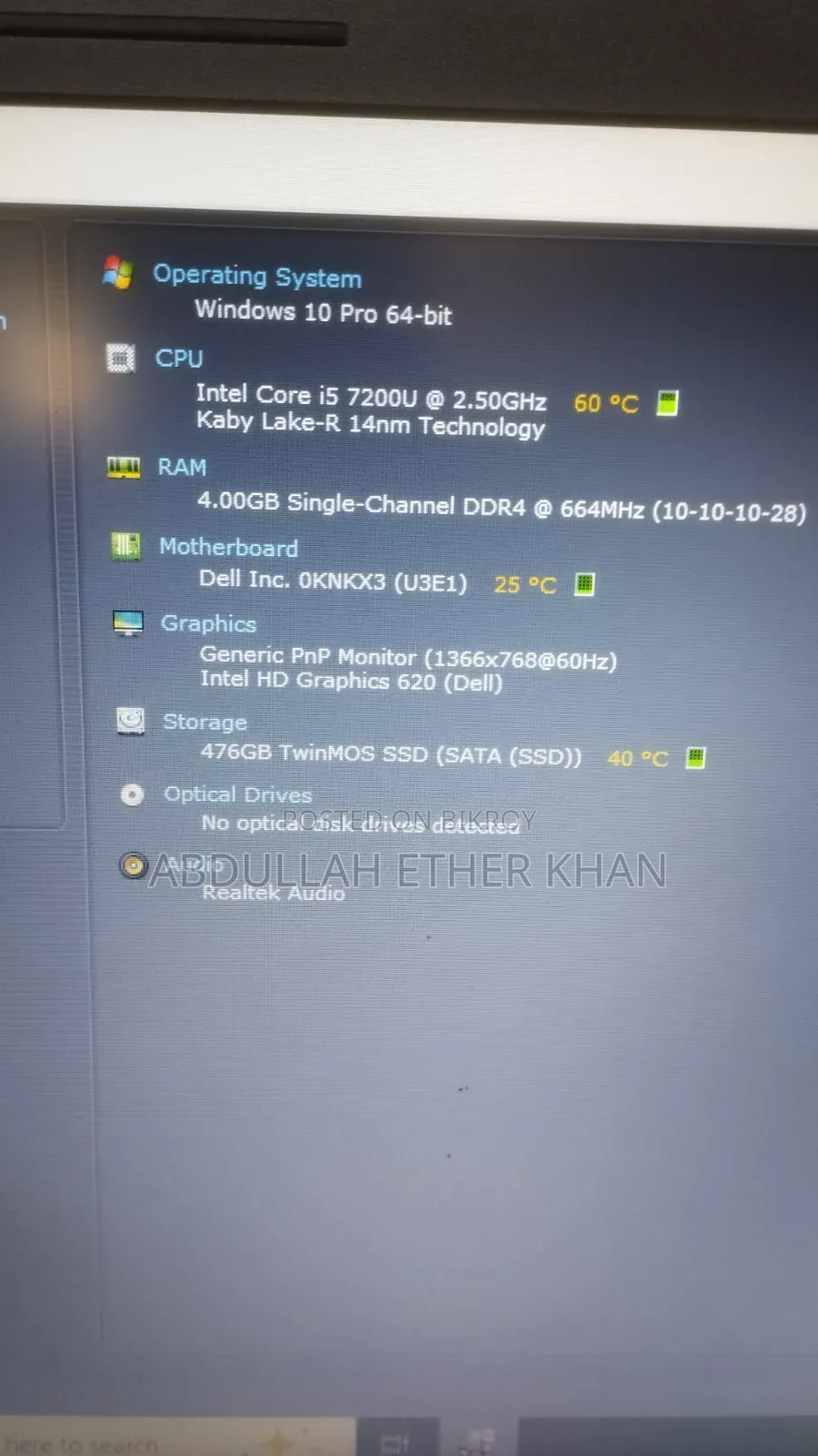 Laptop Dell Inspiron 14 8GB Intel Core i5 SSD 512GB