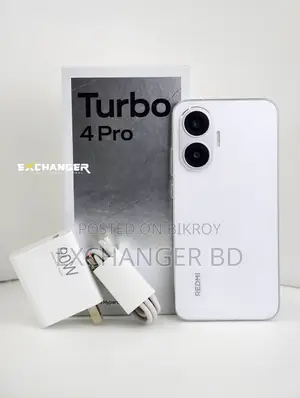 শাওমি রেডমি টার্বো ৪ প্রো ২৫৬ জিবি সিলভার