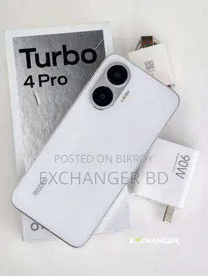 শাওমি রেডমি টার্বো ৪ প্রো ২৫৬ জিবি সিলভার