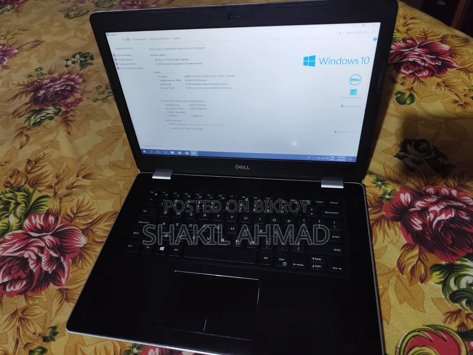 Laptop Dell Inspiron 15 4GB Intel Core I3 SSD 1T