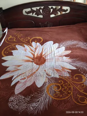 মালেশিয়ান ওক কাঠের খাট