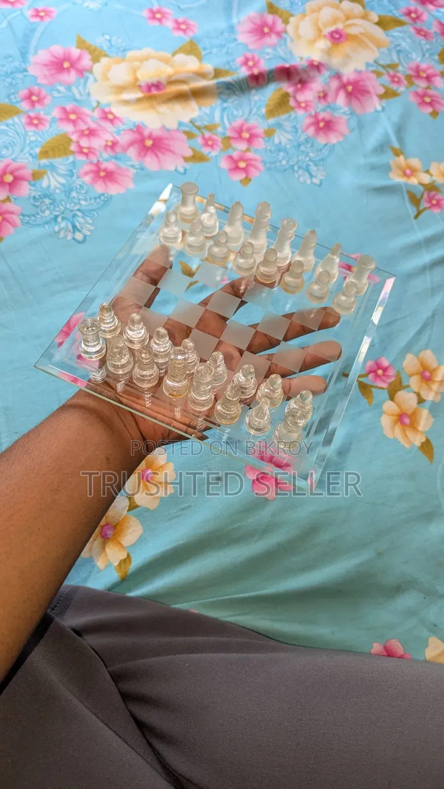 Glass Chess Set for Sale
