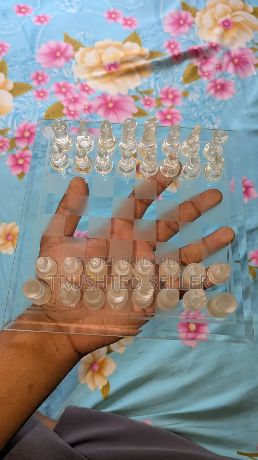 Glass Chess Set for Sale