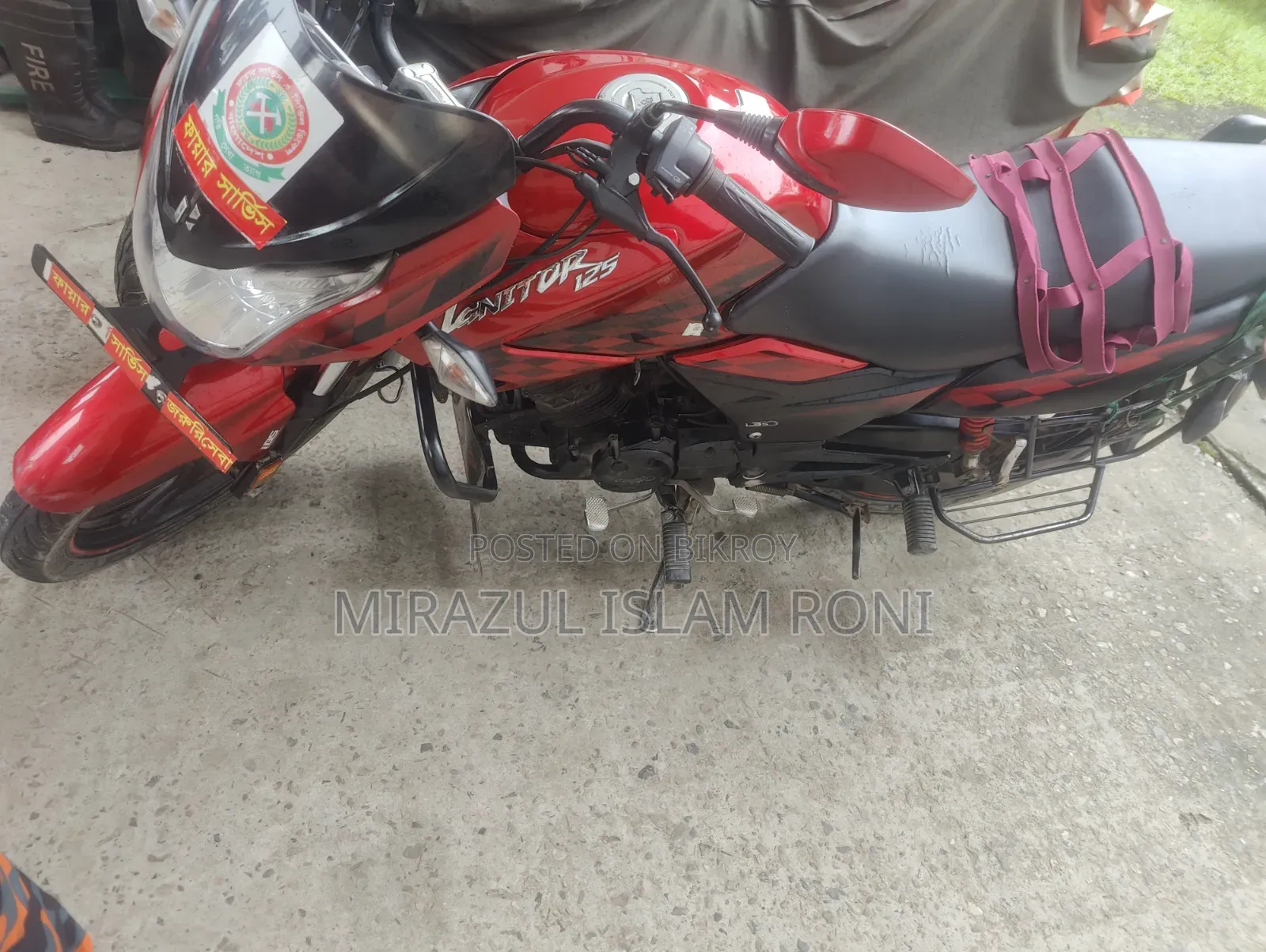 Hero Ignitor 125 Techno 2022 Red