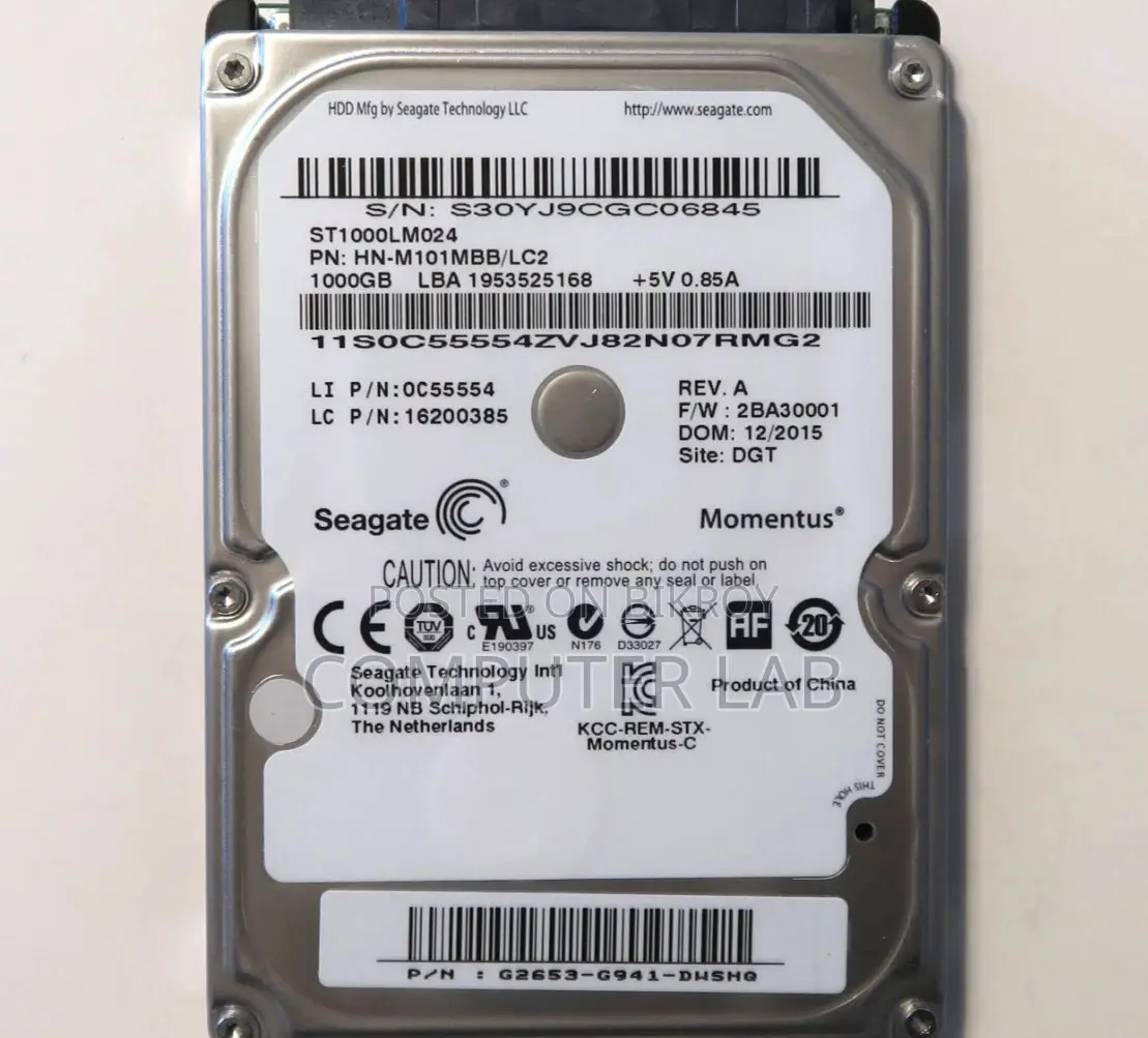 Seagate 1TB 5400RPM 2.5" Laptop HDD Like New With Warranty