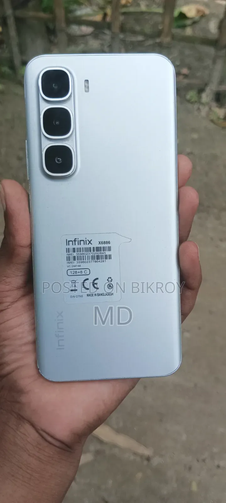 Infinix Hot 60 Pro+ 128 GB Silver