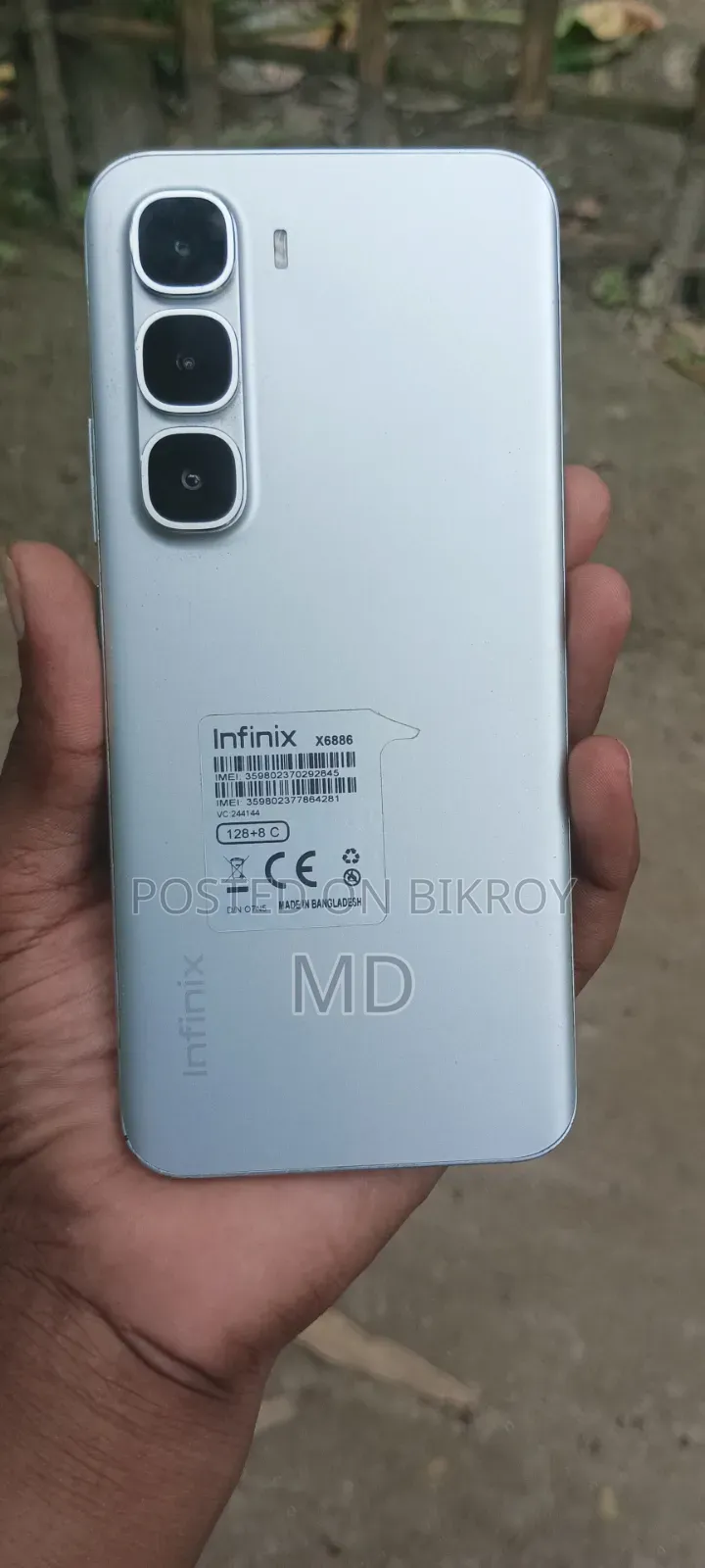 Infinix Hot 60 Pro+ 128 GB Silver