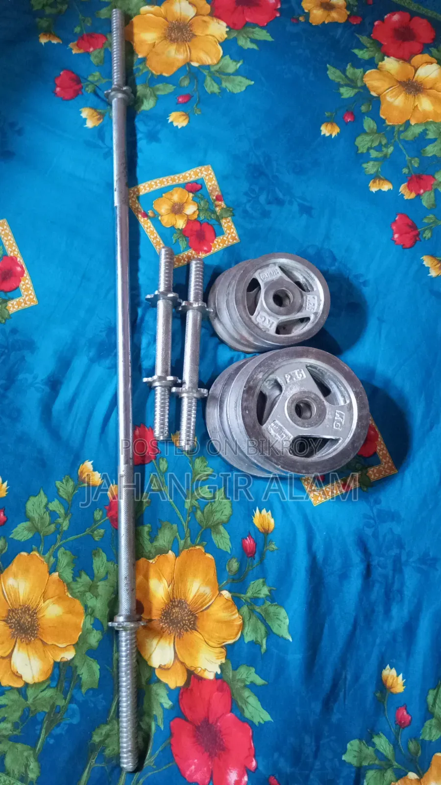 Dumbbell Barbell Full Set Plate Weight 15 Kg