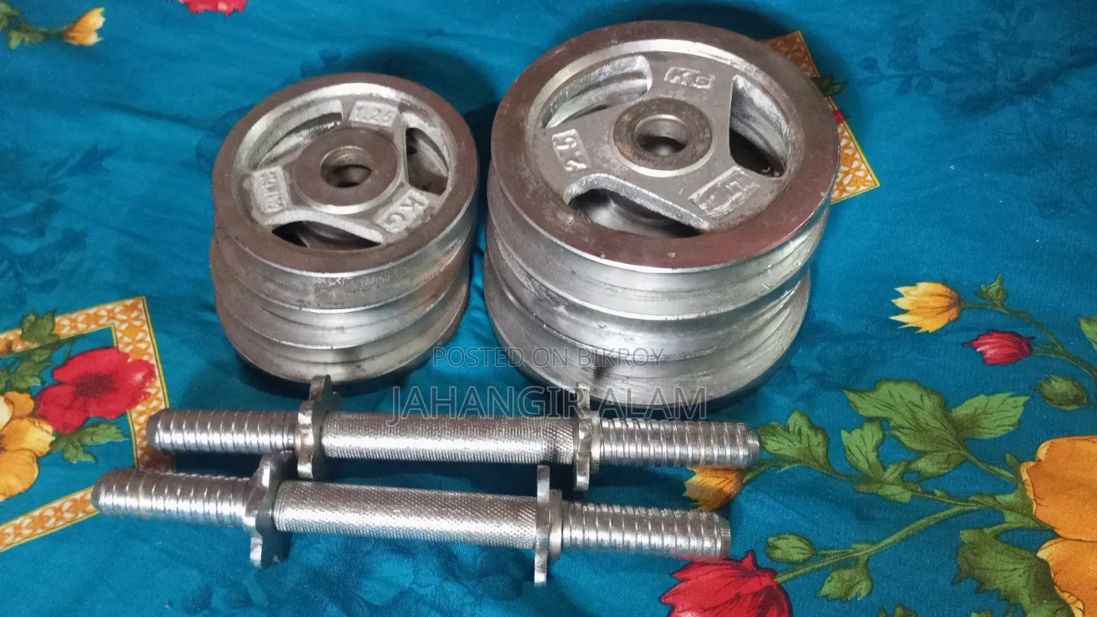 Dumbbell Barbell Full Set Plate Weight 15 Kg