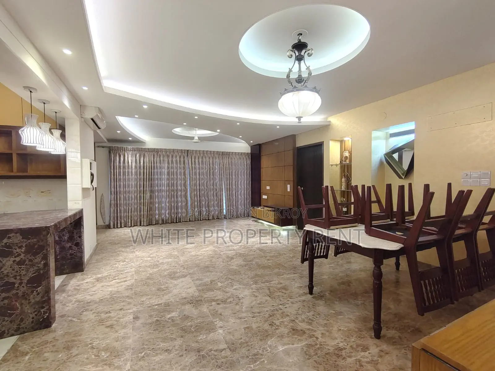 Furnished 4-bedroom Apartment in White Property, Gulshan for Rent