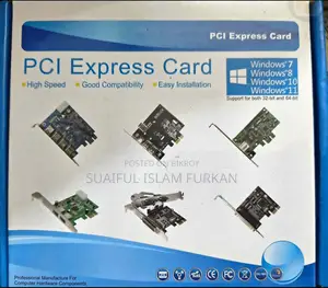 PCI-e PCI Express Card Adapter to 4 Port USB 3.0 HUB Sata