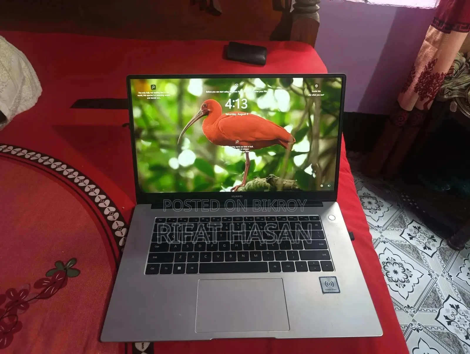 Laptop Huawei Matebook D 15 8GB Intel Core I3 SSD 256GB
