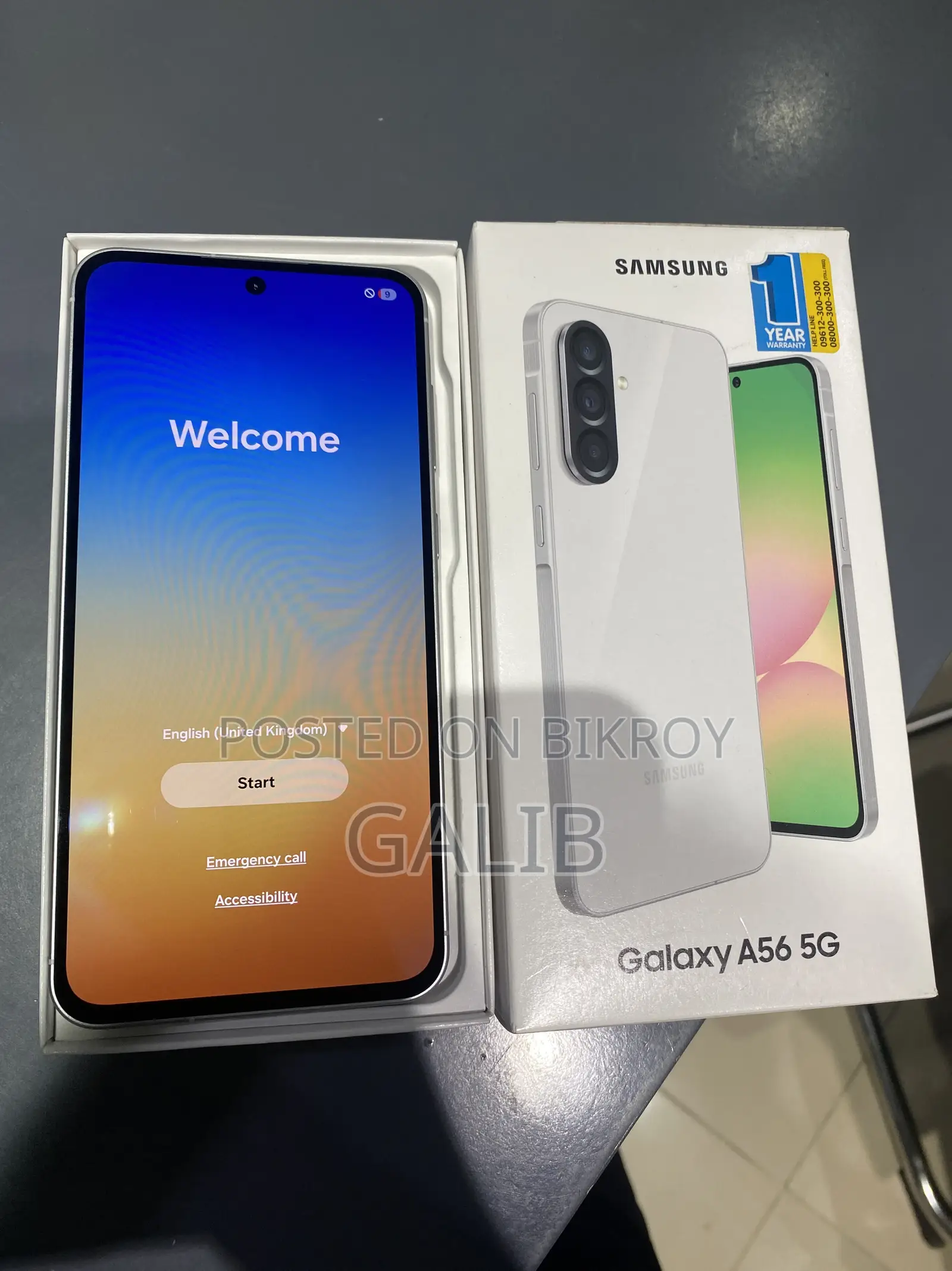 New Samsung Galaxy A56 256 GB White