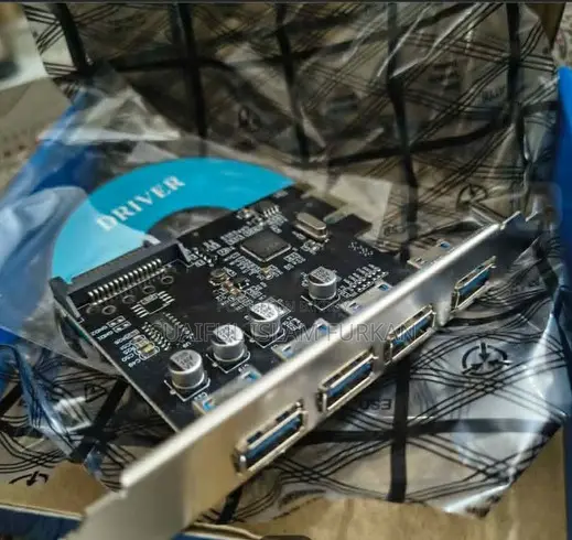 PCI-e PCI Express Card Adapter to 4 Port USB 3.0 HUB Sata