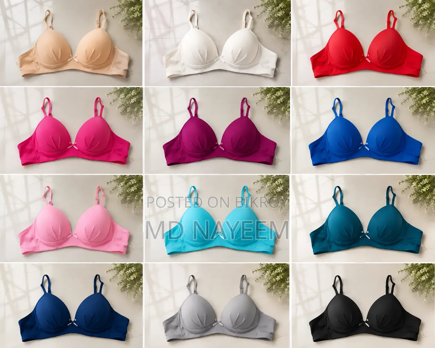 Export Quality Cotton Bra - Comfortable for the New Summer