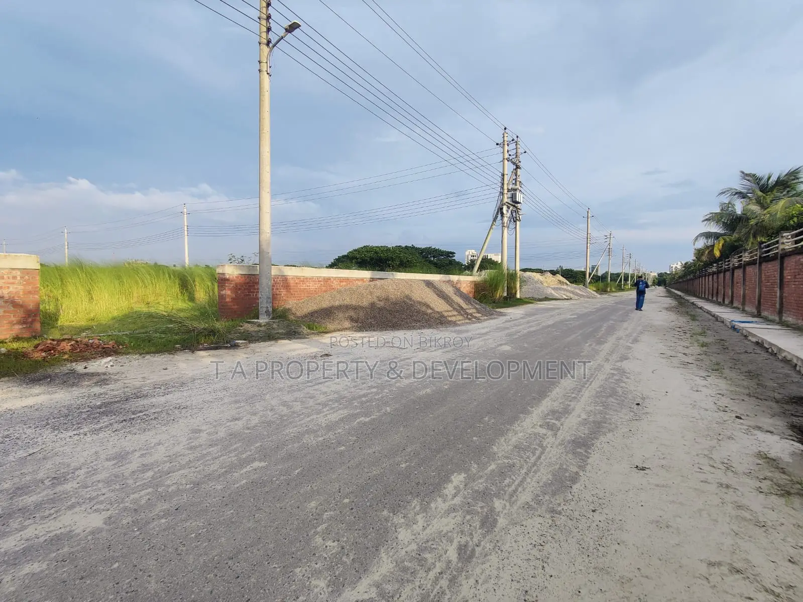 24 Katha ,North South West, 3 Side Corner Plot Sell , I-Extension