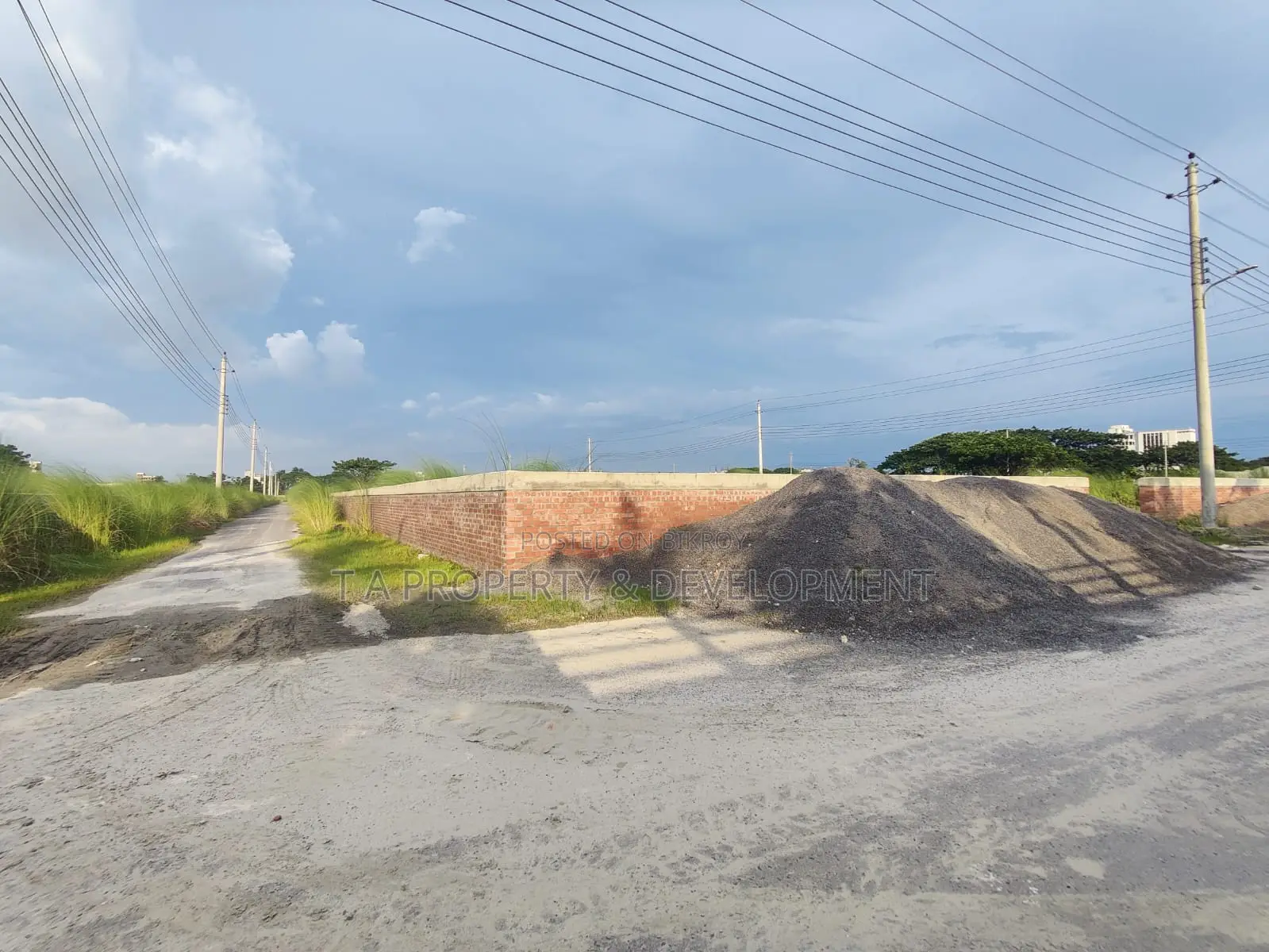 24 Katha ,North South West, 3 Side Corner Plot Sell , I-Extension