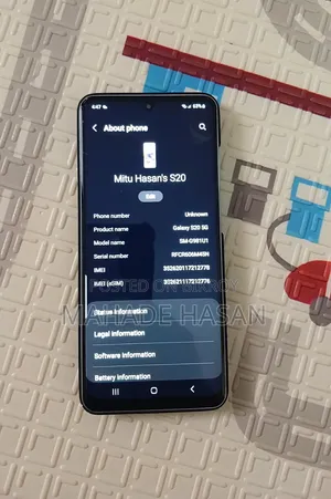 Samsung Galaxy S20 128 GB Blue