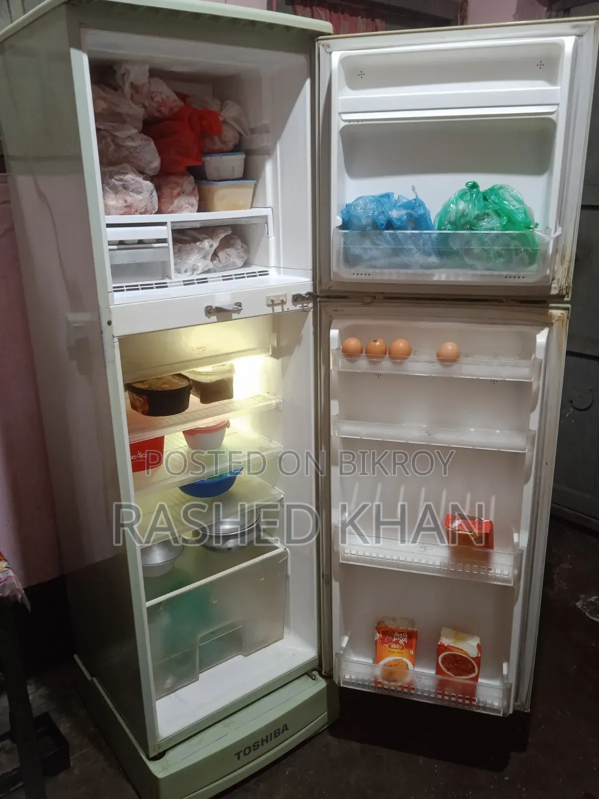 তোশিবা ১৪ কিউবিক ফুট ফ্রিজ বিক্রি হবে