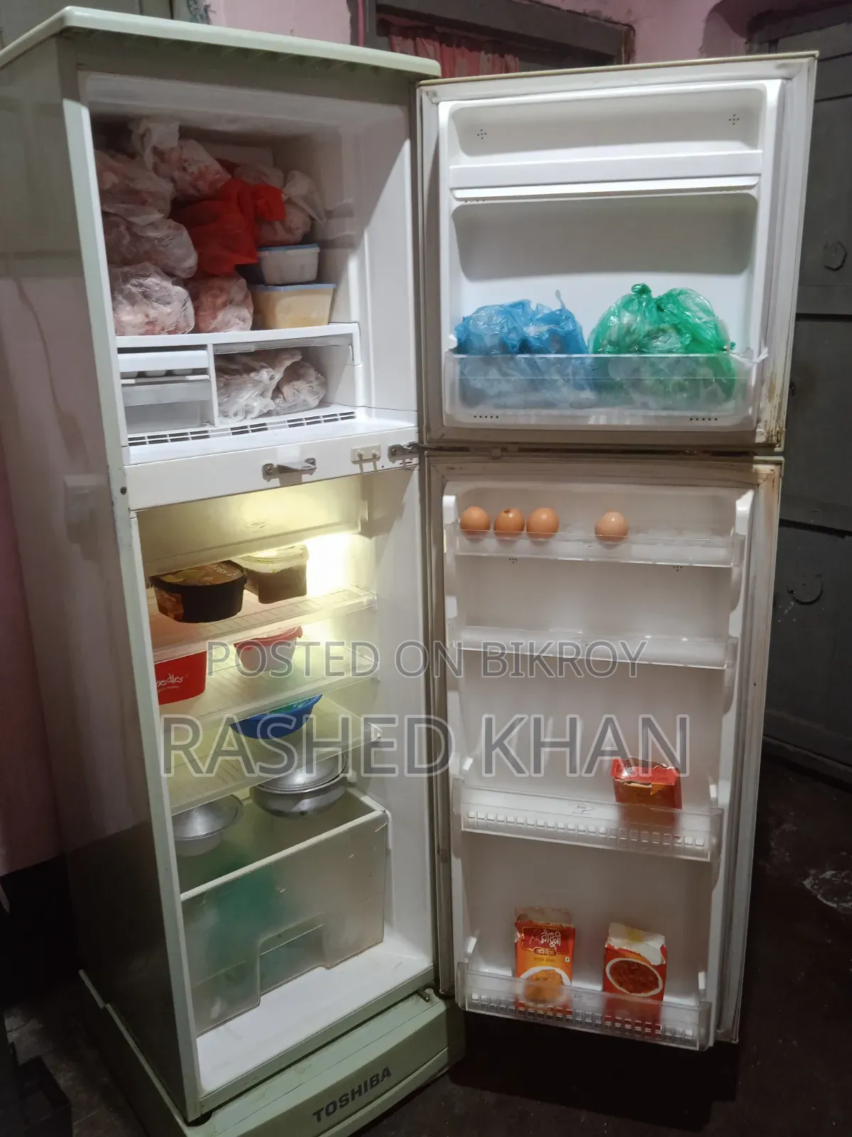 তোশিবা ১৪ কিউবিক ফুট ফ্রিজ বিক্রি হবে