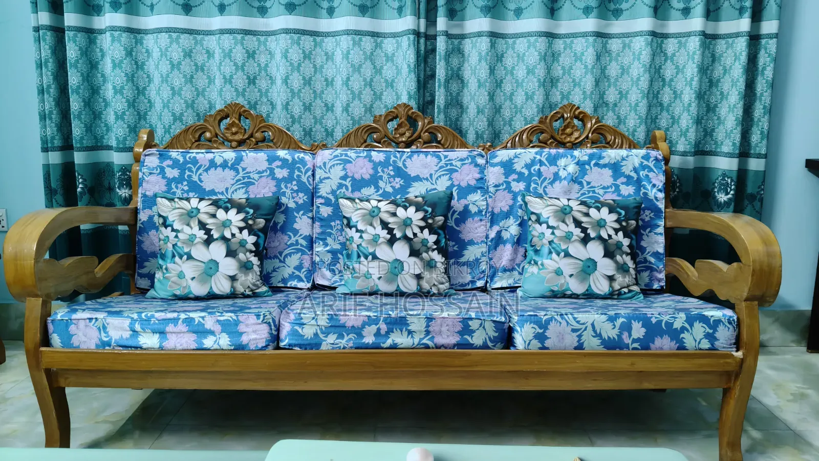 Original Teak Wood Sofa